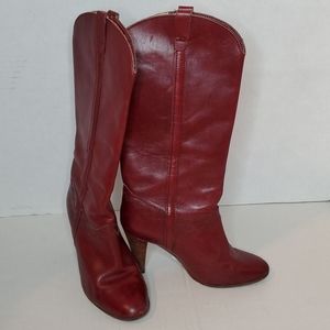 COPY - Sexy Red High Heeled Boots Campione size 5.5